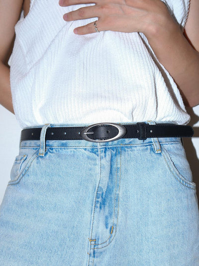 Round Buckle Belt
