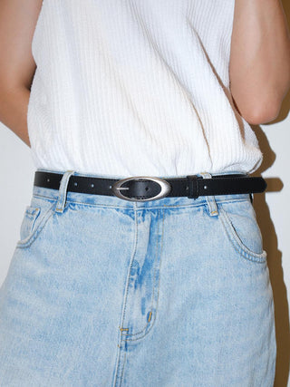 Round Buckle Belt