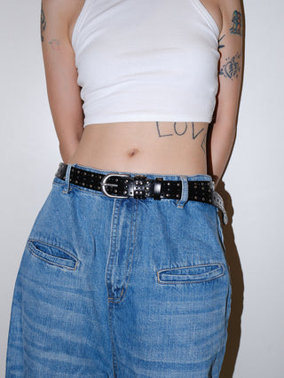 Yellow Rivet Belt