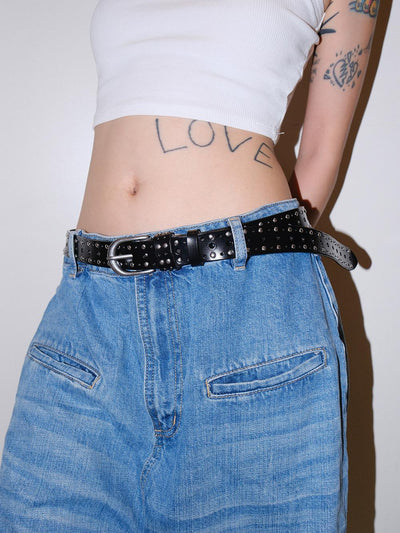 Yellow Rivet Belt