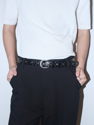 Yellow Rivet Belt