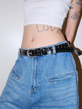 Yellow Rivet Belt