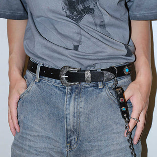 Turquoise Rivet Belt