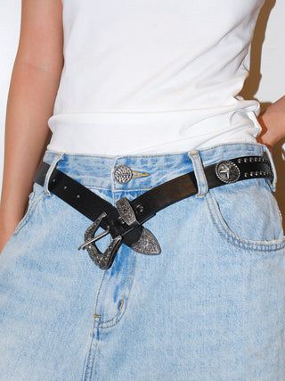 Turquoise Rivet Belt