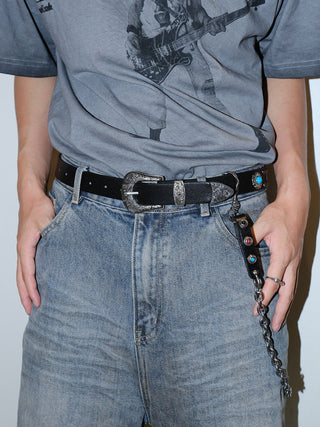 Turquoise Rivet Belt