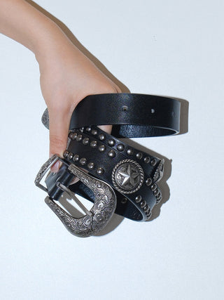 Turquoise Rivet Belt
