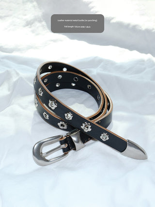 Distressed Leather Belt