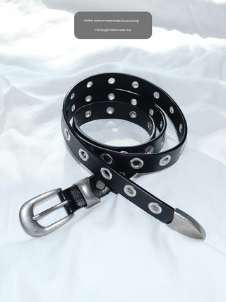 Distressed Leather Belt