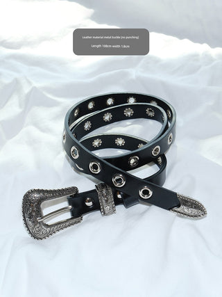 Distressed Leather Belt