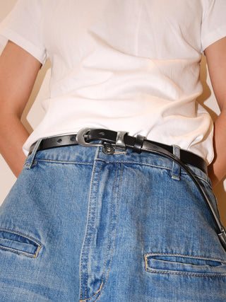 Distressed Leather Belt