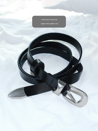Distressed Leather Belt