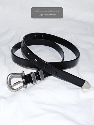 Distressed Leather Belt