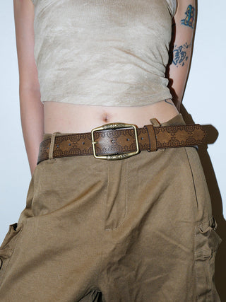 Carved Bronze Belt