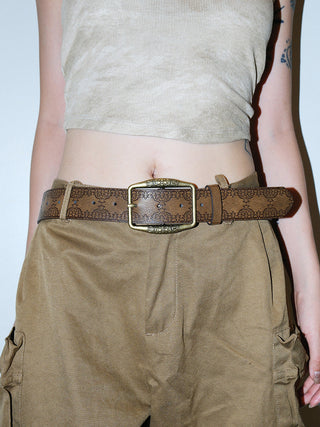 Carved Bronze Belt