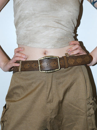 Carved Bronze Belt