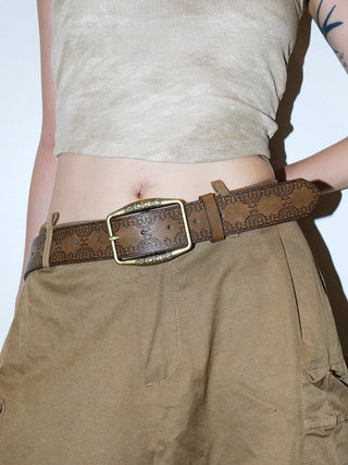 Carved Bronze Belt
