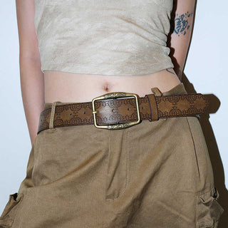 Carved Bronze Belt