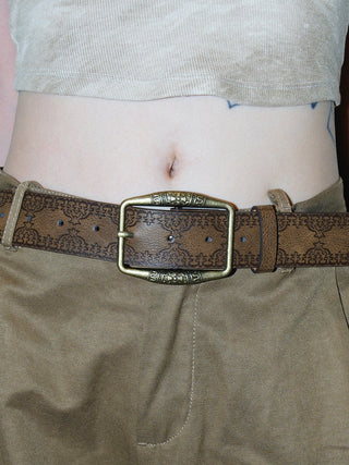 Carved Bronze Belt