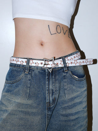 Star Rhinestone Belt