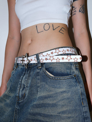 Star Rhinestone Belt