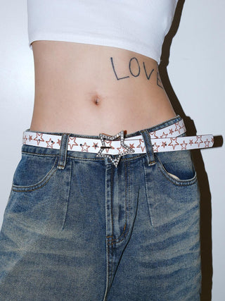 Star Rhinestone Belt