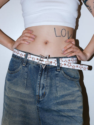 Star Rhinestone Belt