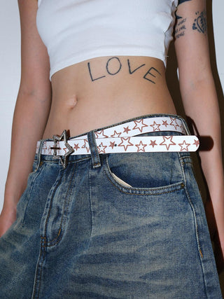 Star Rhinestone Belt