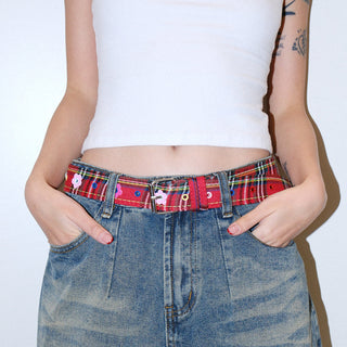 Sequin Canvas Belt
