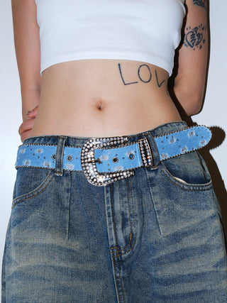 Sequin Canvas Belt