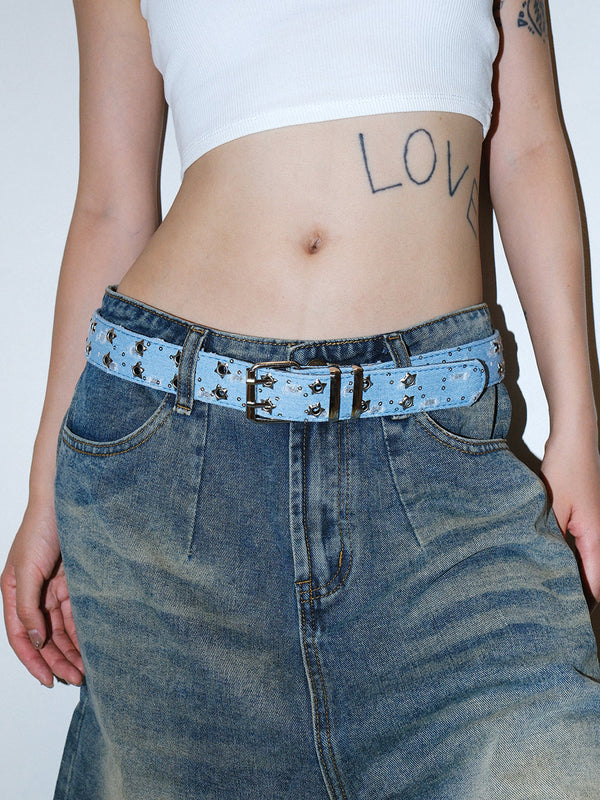 Sequin Canvas Belt
