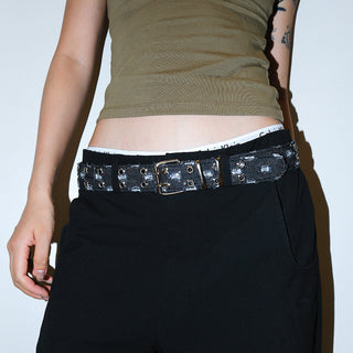 Sequin Canvas Belt
