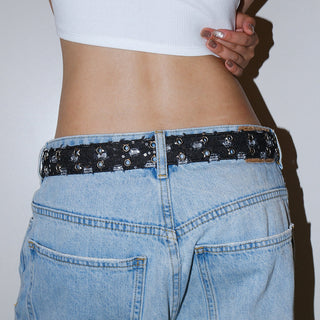 Sequin Canvas Belt