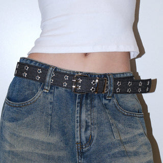 Sequin Canvas Belt
