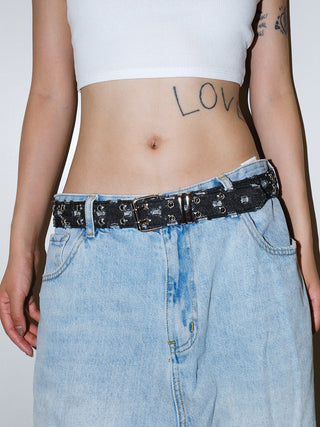 Sequin Canvas Belt