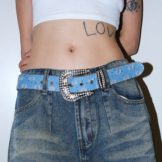 Sequin Canvas Belt