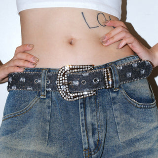 Sequin Canvas Belt