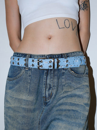 Sequin Canvas Belt