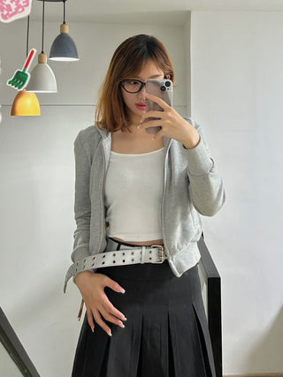 Silver Double-Hole Belt