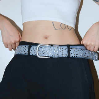 Rhinestone Wide Belt