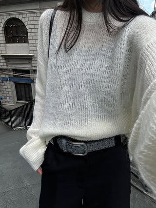 Rhinestone Wide Belt