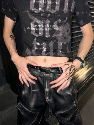 Round Buckle Belt