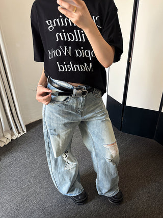 Round Buckle Belt