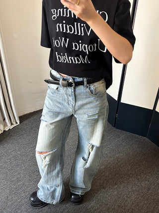 Round Buckle Belt