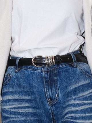 Round Buckle Belt