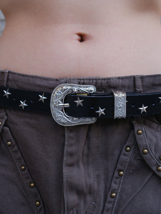 Carved Rivet Belt