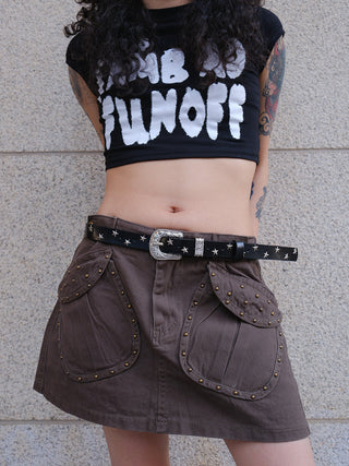 Carved Rivet Belt