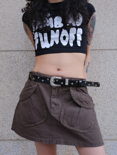 Carved Rivet Belt