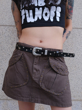 Carved Rivet Belt