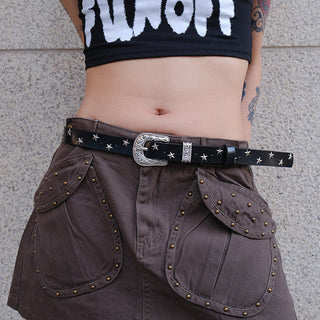 Carved Rivet Belt