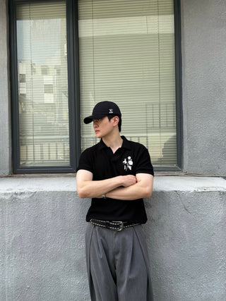 Black Rivet Belt